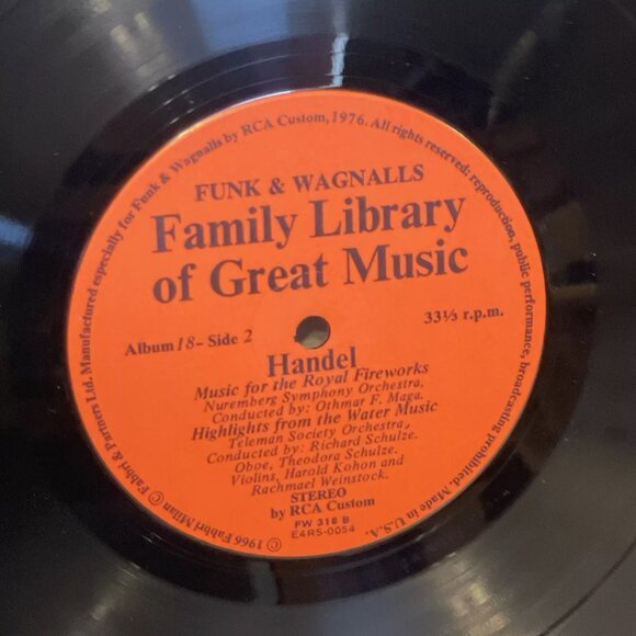 Handel Highlights From Messiah (Vinyl, 1976) RCA Custom FW-318 VG LP Record - Picture 8 of 8